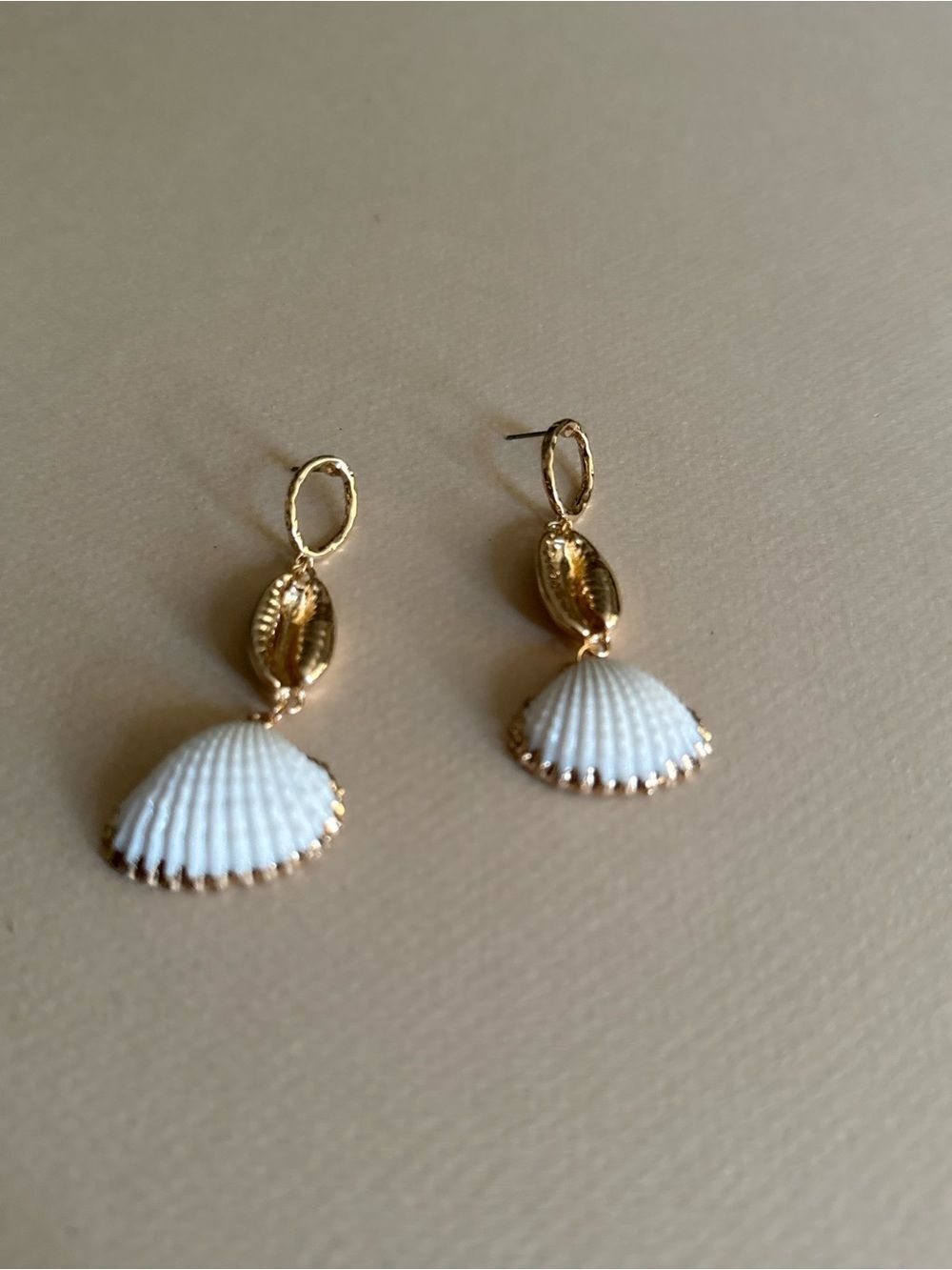 Shell Drop Earrings #2772 - Picture 4 of 4